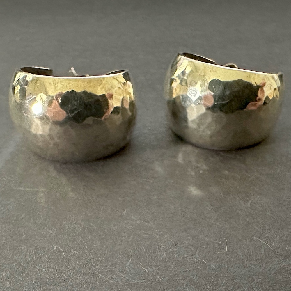 Retired James Avery Silver Hoops
